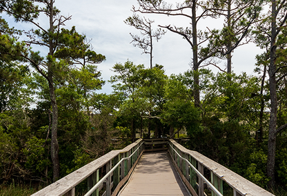 Pier at North Carolina Aquarium at Pine Knoll Shores